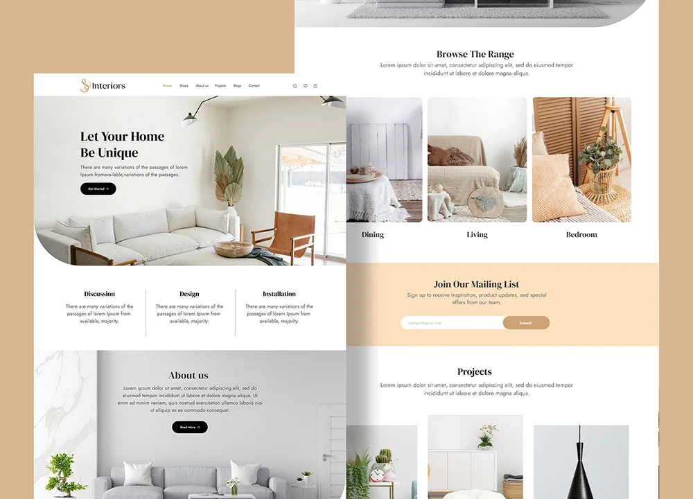WEBSITE DESIGN AND DEVELOPMENT