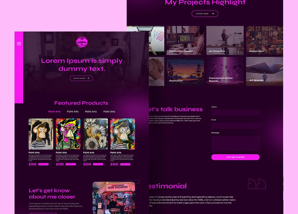 WEBSITE DESIGN AND DEVELOPMENT